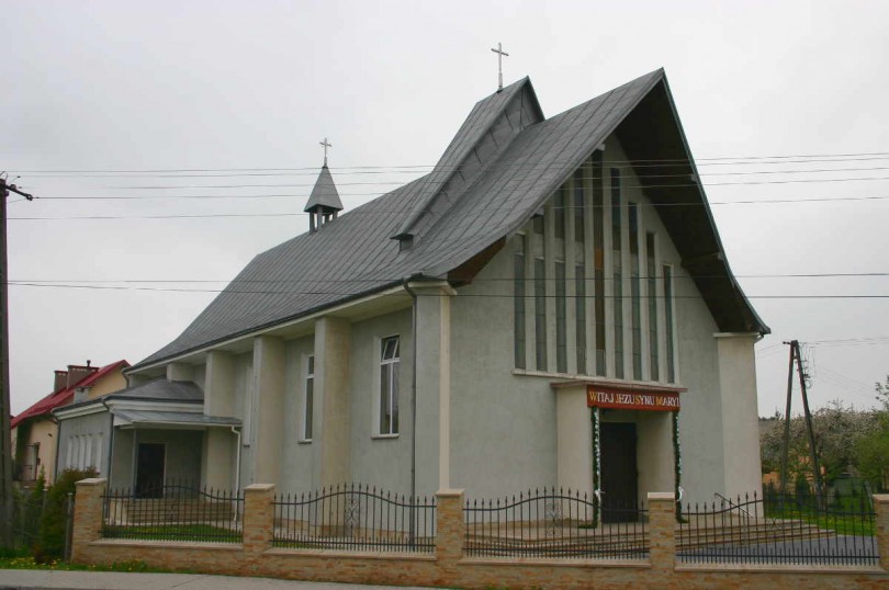 Kościoł w Zawadce Osieckiej - dawniej